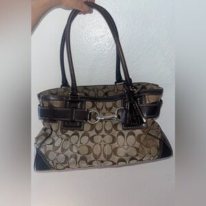 Brown Coach Vintage Bag